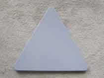 Triangle aluminium traffic signs